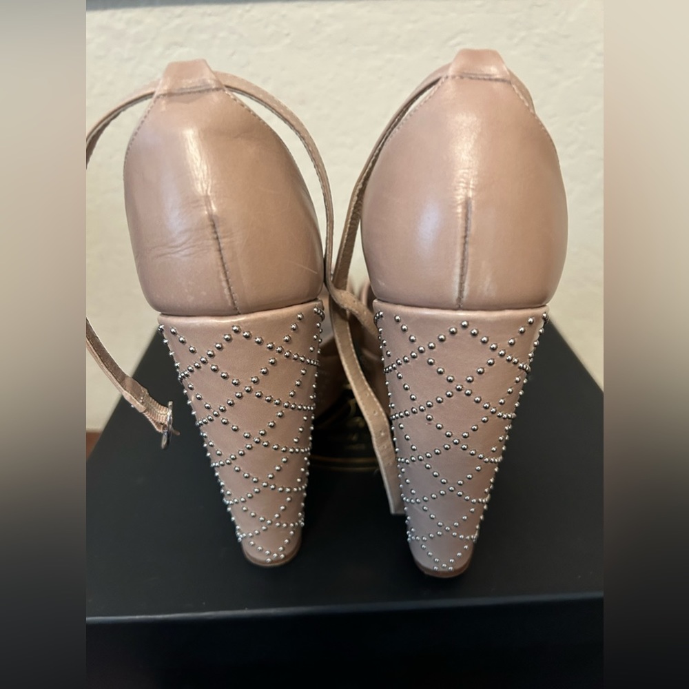 ❌❌❌❌Delman Studded Wedge Sandals - Picture 7 of 9